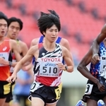 アシックスチャレンジ男子１万メートル決勝１組　日本人トップの全体７位となったトヨタ自動車の野中優志（撮影・大田将之）