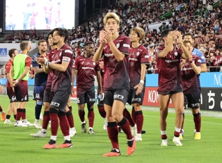 昨季、無類の勝負強さでヴィッセル神戸をＪ１初優勝に導いた大迫勇也＝２０２３年９月２３日、ノエビアスタジアム神戸