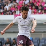 Ｃ大阪-神戸　前半、先制点を決める神戸の山口（撮影・長嶺麻子）