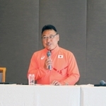 パラ陸上の世界選手権神戸大会について総括する日本パラ陸連の宍戸英樹強化委員長＝ＡＮＡクラウンプラザホテル神戸