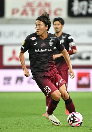 古巣鹿島との再戦で雪辱を誓う神戸の広瀬＝２６日、ノエビアスタジアム神戸