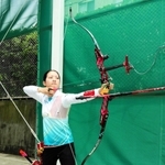 パリ五輪の世界最終予選に挑む上原瑠果。直前の海外遠征でも好調を維持している＝５月、神戸市東灘区の甲南女中高