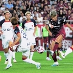 神戸-鹿島　後半、神戸・大迫のゴールで３-１とする＝ノエビアスタジアム神戸（撮影・中西幸大）