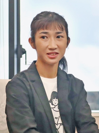 小野市役所でパリ五輪への意気込みを語る田中希実