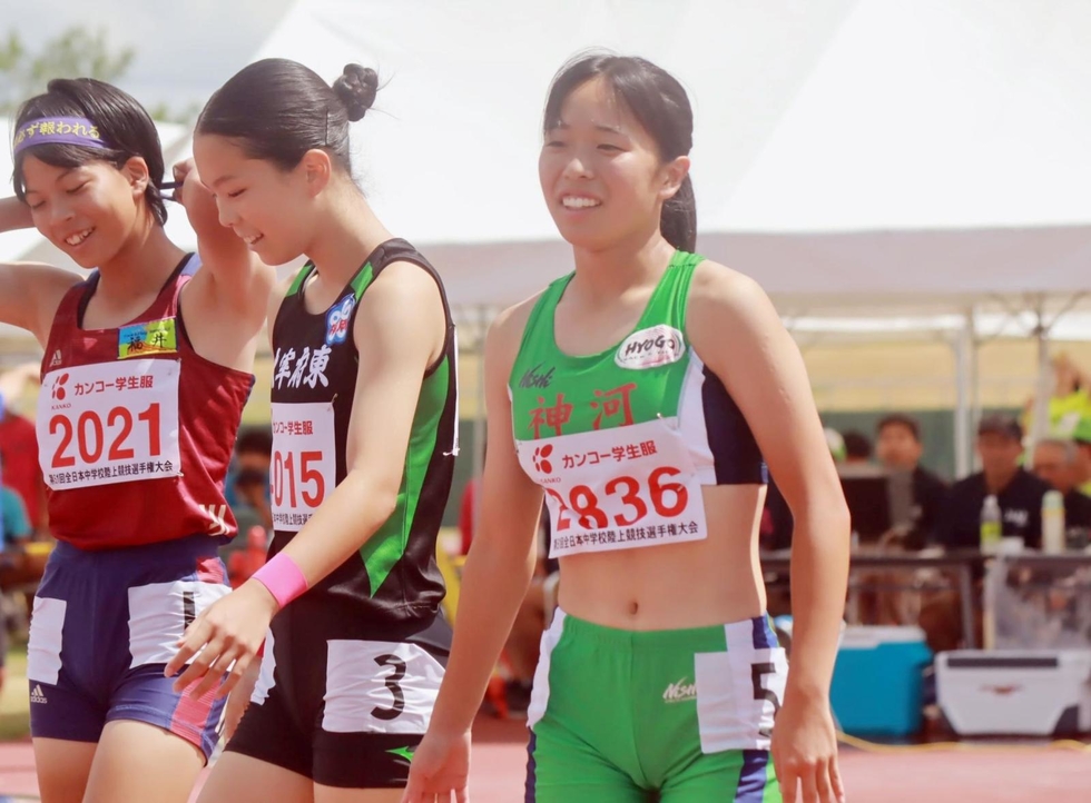 中学女子陸上 全中陸上 福田（神河）が女子100ｍ障害２位 藤井（社）が男子走り高跳び２位|スポーツ|神戸新聞NEXT