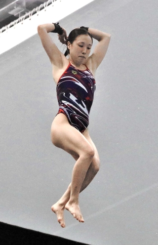 女子高飛び込みで、一回り成長して２度目の五輪に挑む荒井祭里＝宇都宮市