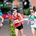 東京五輪の女子マラソンで33位に終わった前田穂南＝２０２１年８月７日、札幌市内