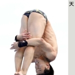 少年男子高飛び込みで優勝した兵庫・玉井陸斗