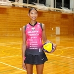 姫路の宮部藍梨。19日のホーム開幕戦でファンに勝利を届ける＝ヴィクトリーナ・ウインク体育館