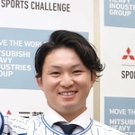ＤｅＮＡから１位指名を受けた三菱重工Ｗｅｓｔの竹田祐投手＝24日午後、高砂市（撮影・田中朋也）