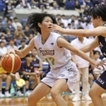 ５年連続５度目の優勝を決めた三田松聖の渡部主将（１７）＝神戸市須磨区緑台、グリーンアリーナ神戸（撮影・長嶺麻子）