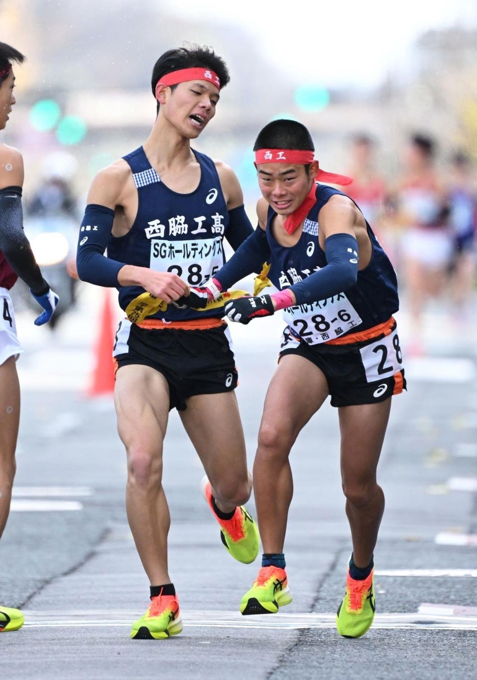 男子・西脇工 中盤は入賞圏でレースも「流れに乗り切れず」 都大路の