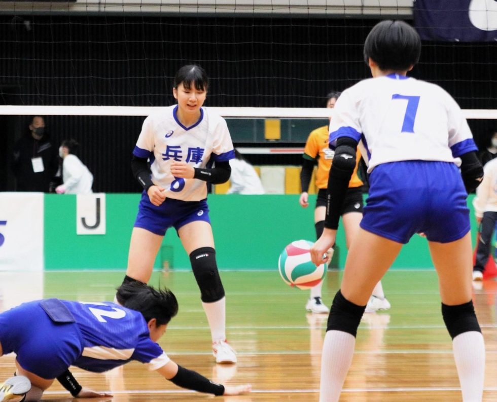 バレー全国都道府県対抗中学大会 兵庫、男女ともに8強入り逃す