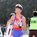 男子・三木東　５区を走った扶蘇一颯＝京都府太陽が丘陸上競技場