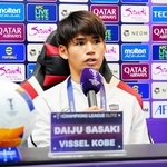 チーム一丸で勝利を目指す神戸の佐々木＝韓国・浦項（©ＶＩＳＳＥＬ　ＫＯＢＥ）