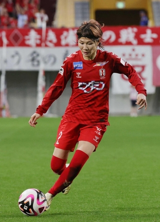 ＩＮＡＣ神戸の攻守の要として活躍したＤＦ守屋都弥＝２０２４年５月１８日、ノエビアスタジアム神戸（撮影・長嶺麻子）