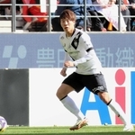 負傷した酒井に代わり、右サイドバックで名古屋戦にフル出場した神戸の広瀬＝２２日、豊田スタジアム