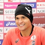 神戸に加入し、低迷からの巻き返しへ意欲を高めるエリキ＝神戸市西区、いぶきの森球技場（©ＶＩＳＳＥＬ　ＫＯＢＥ）