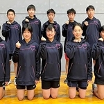 全日本中学生選手権で活躍を誓う兵庫のメンバー（提供）
