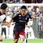 現役引退を表明した神戸・森岡＝２０２４年９月、ノエビアスタジアム神戸（撮影・長嶺麻子）