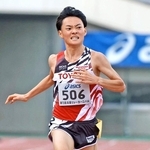 アシックスチャレンジ男子１万メートル　日本人最高の３位でゴールしたトヨタ自動車の湯浅仁（撮影・笠原次郎）