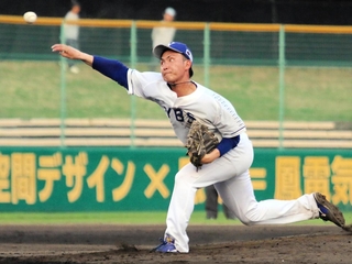力投するＹＢＳホールディングスの先発柳原