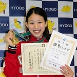 女子１００メートル自由形を２年ぶりに制した沢野莉子