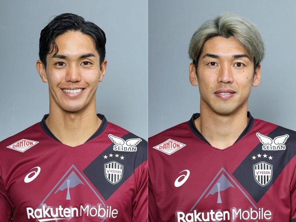 ヴィッセル ポスター 大迫 選手 武藤 選手 酒井 選手 レンズアップル　広告 ヴィッセル ポスター 大迫 選手 武藤 選手 酒井 選手 レンズ