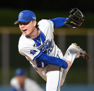 支配下復帰を果たしたＤｅＮＡ・橋本達弥＝横須賀スタジアム（撮影・伊藤笙子）
