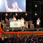 Ｂ２神戸の応援アンバサダーとなり、本拠地前で野外ライブを開いたベリーグッドマン＝ＴＯＴＴＥＩ　ＰＡＲＫ