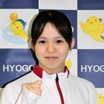 全国中学校体育大会の競泳女子で頂点を狙う二杉琉花（伊丹東）＝神戸市立ポートアイランドスポーツセンター