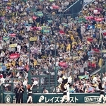 阪神－巨人　７回裏の攻撃を前に盛り上がる阪神ファン＝２９日午後、西宮市の甲子園球場（撮影・斎藤雅志）