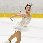 ＣＳ木下グループ杯で初の国際大会に挑む三宅咲綺＝８月１１日、大津市の木下カンセーアイスアリーナ（撮影・斎藤雅志）