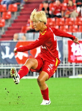 新加入ながらＩＮＡＣ神戸に欠かせない存在となっているＭＦ大熊環＝６日、ノエビアスタジアム神戸