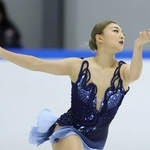 演技を披露する坂本花織＝５日、関空アイスアリーナ（撮影・中田匡峻）