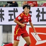 ６日のＣ大阪ヤンマー戦で後半から出場したＩＮＡＣ神戸の金月夏萌＝ノエビアスタジアム神戸