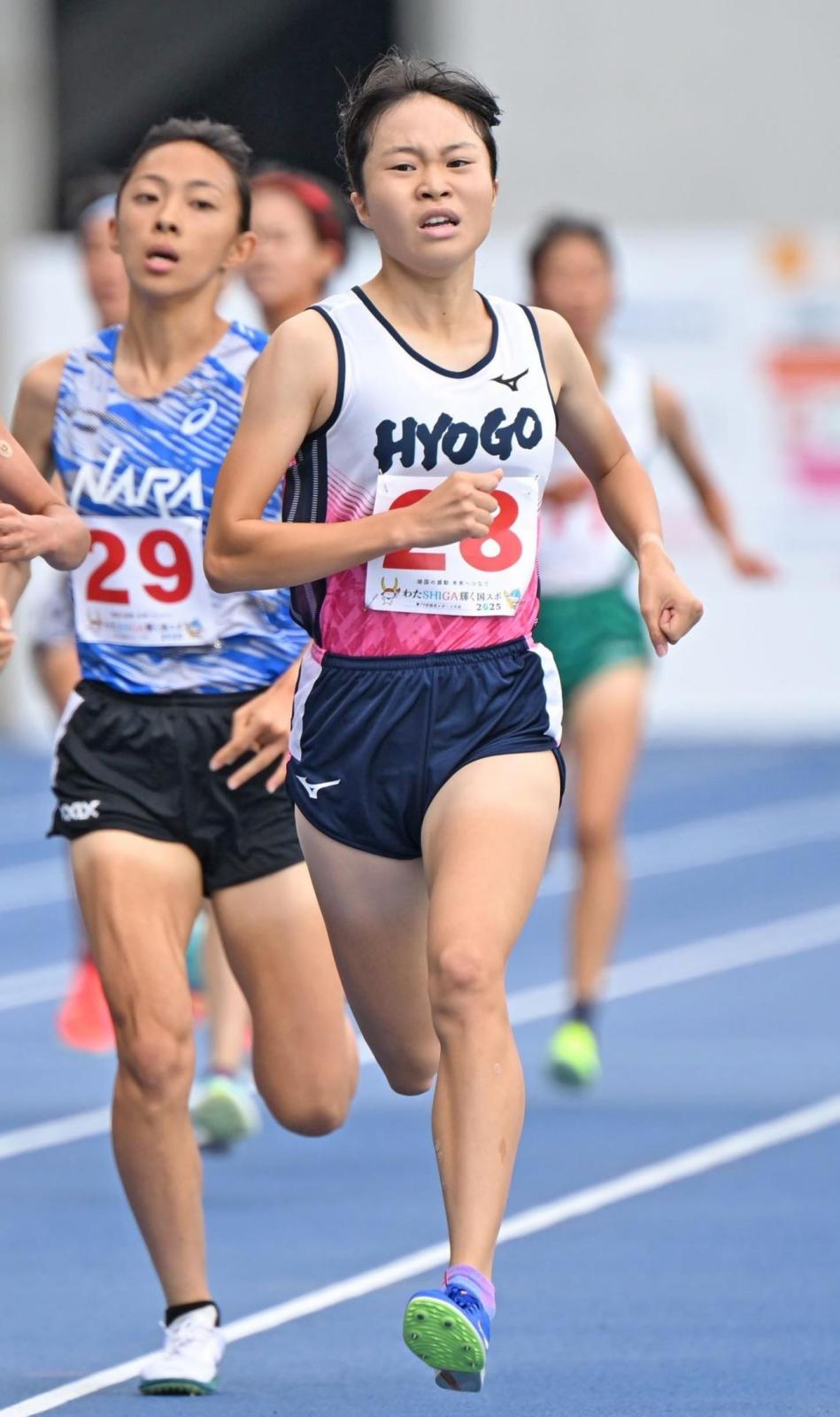 須磨学園・池野、進化示す銅メダル 滋賀国スポ・陸上少年女子A3000m
