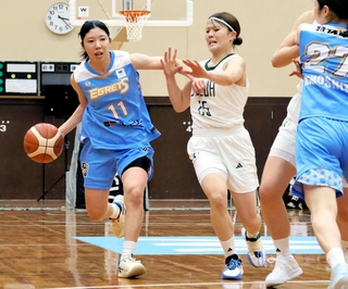 姫路-ＳＭＢＣ　チーム最多１９得点で姫路を勝利に導いた司令塔の那須主将（１１）