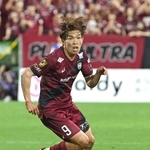 終盤戦の得点量産に期待がかかる神戸の宮代＝９月２７日、ノエビアスタジアム神戸