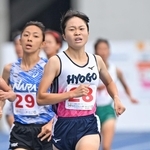 陸上少年女子Ａ３０００メートル決勝　３位に入った兵庫の池野絵莉（２８）＝滋賀県平和堂ＨＡＴＯスタジアム（撮影・大田将之）
