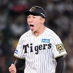 阪神-ＤｅＮＡ　８回表２死満塁のピンチを切り抜けた阪神・石井（撮影・中西幸大）