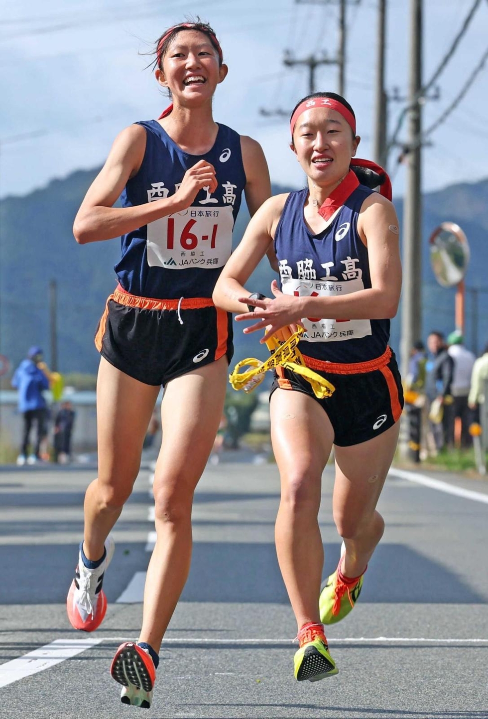 女子・西脇工、今年も須磨学園の影踏めず 1年生2人が踏ん張り、全区間2