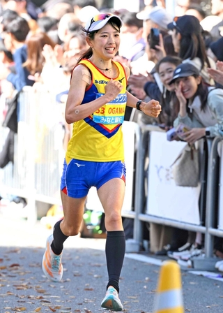 女子で日本人２番手に入った小川那月（撮影・大田将之）