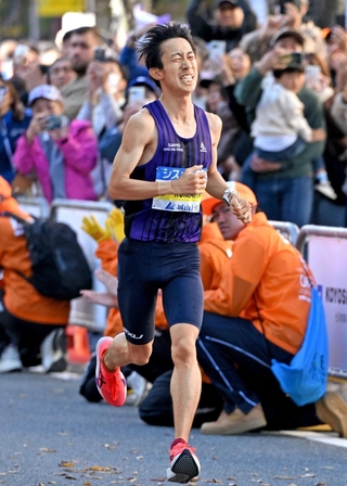 男子３位に入り、日本人トップに輝いた熊橋弘将（撮影・大田将之）