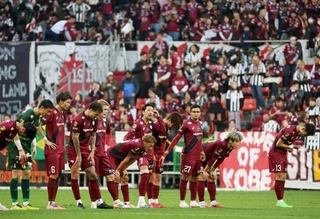 ホーム最終戦で引き分けとなった神戸イレブン＝ノエビアスタジアム神戸（撮影・丸山桃奈）