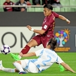 けがから復帰し、攻守で神戸を引っ張る佐々木＝５日、ノエビアスタジアム神戸