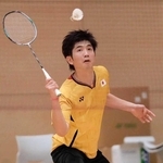 デフリンピックに向け、合宿で練習する太田歩選手＝福岡県糸島市（日本デフバドミントン協会提供）