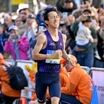 男子３位に入り、日本人トップに輝いた熊橋弘将（撮影・大田将之）