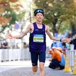 男子の日本人２番手でフィニッシュする熊代拓也（撮影・鈴木雅之）