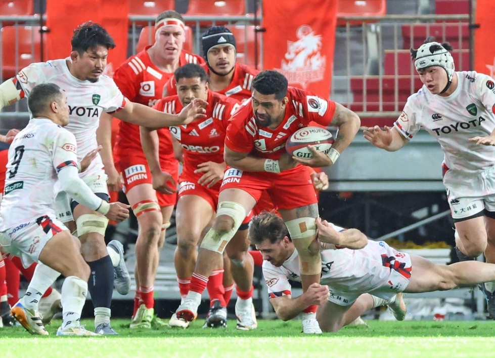 トヨタ　ラグビー　リーグワン　アディダス　最終値下げ 神戸スティーラーズ連勝、速い攻撃で流れつかみ7トライ ラグビーリーグ